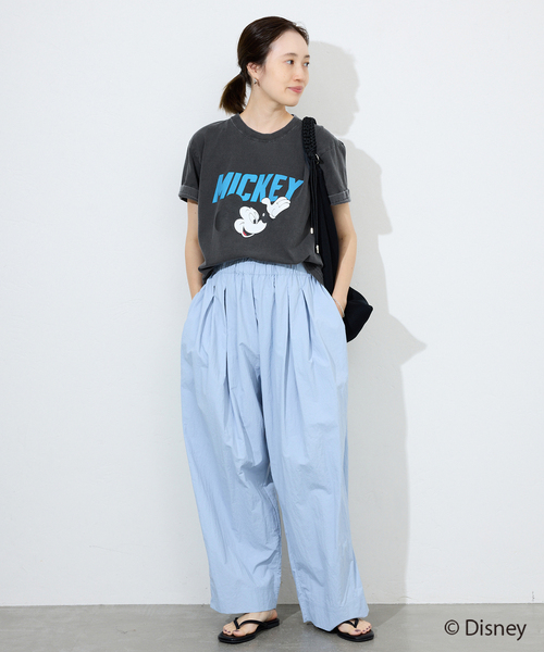 GOOD ROCK SPEED(グッドロックスピード)の「GOOD ROCK SPEED/グッドロックスピード /MICKEY/ TEE(Tシャツ/カットソー・レディース・ライトグレー/ホワイト・FREE)」の3枚目の写真