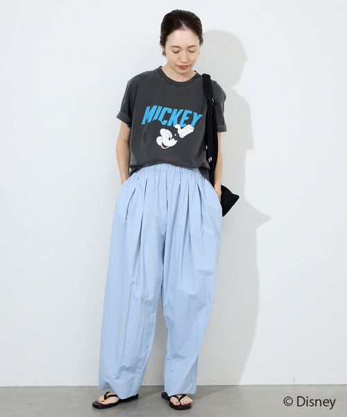 GOOD ROCK SPEED(グッドロックスピード)の「GOOD ROCK SPEED/グッドロックスピード /MICKEY/ TEE(Tシャツ/カットソー・レディース・ライトグレー/ホワイト・FREE)」の4枚目の写真