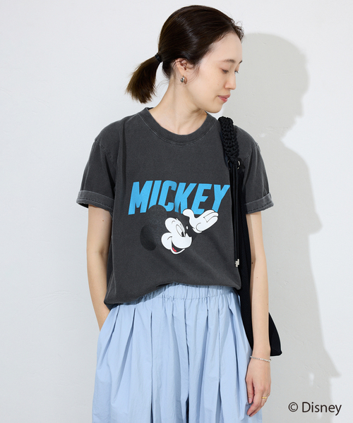 GOOD ROCK SPEED(グッドロックスピード)の「GOOD ROCK SPEED/グッドロックスピード /MICKEY/ TEE(Tシャツ/カットソー・レディース・ライトグレー/ホワイト・FREE)」の7枚目の写真