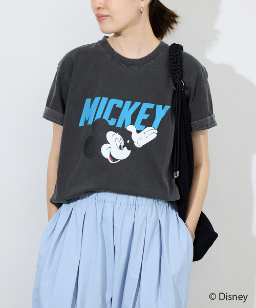 GOOD ROCK SPEED(グッドロックスピード)の「GOOD ROCK SPEED/グッドロックスピード /MICKEY/ TEE(Tシャツ/カットソー・レディース・ライトグレー/ホワイト・FREE)」の11枚目の写真