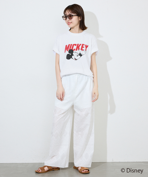 GOOD ROCK SPEED(グッドロックスピード)の「GOOD ROCK SPEED/グッドロックスピード /MICKEY/ TEE(Tシャツ/カットソー・レディース・ライトグレー/ホワイト・FREE)」の13枚目の写真