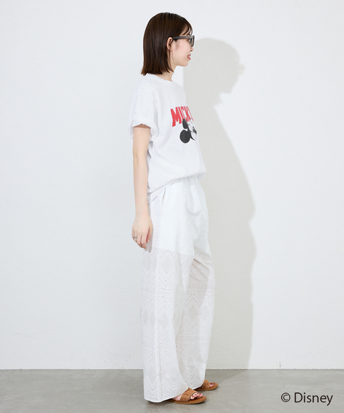 GOOD ROCK SPEED(グッドロックスピード)の「GOOD ROCK SPEED/グッドロックスピード /MICKEY/ TEE(Tシャツ/カットソー・レディース・ライトグレー/ホワイト・FREE)」の14枚目の写真