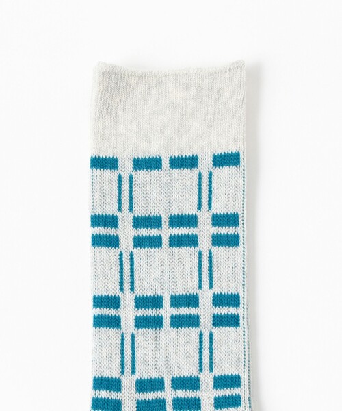 BEAMS PLUS(ビームスプラス)の「Net Socks(ソックス/靴下・メンズ・ネイビー/チャコールグレー/ホワイト/ダークブラウン・ONE SIZE)」の5枚目の写真