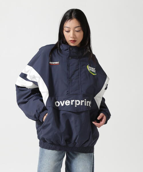 セール】overprint/オーバープリント/HALF ZIP STADIUM JACKET（その他