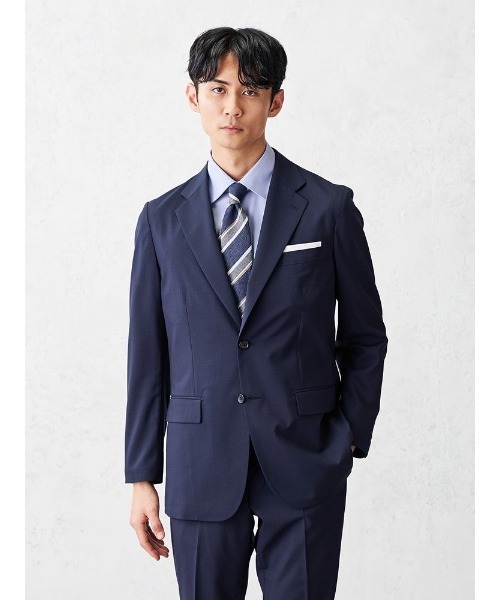 Perfect Suit FActory(パーフェクトスーツファクトリー)の「【軽量/高通気/ウォッシャブル】清涼セットアップジャケット トロピカル生地・洗える・高通気 凄(すご)シリーズ ベージュ/ネイビー/ブラック(テーラードジャケット・メンズ・ネイビー/ブラック/ベージュ・M/L/LL/3L/S)」の16枚目の写真