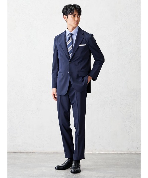 Perfect Suit FActory(パーフェクトスーツファクトリー)の「【軽量/高通気/ウォッシャブル】清涼セットアップジャケット トロピカル生地・洗える・高通気 凄(すご)シリーズ ベージュ/ネイビー/ブラック(テーラードジャケット・メンズ・ネイビー/ブラック/ベージュ・M/L/LL/3L/S)」の17枚目の写真