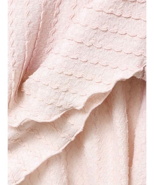 CALNAMUR（カルナムール）の「アシンメトリーヘムウェーブトップス（Tシャツ/カットソー・レディース・ブラック/ライトブルー/ピンク・FREE）」の5枚目の写真