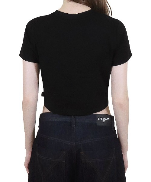 tシャツ 「OY/オーワイ」DOT DOLLY CROPPED TEE/ドットドリークロップ半袖Tシャツ レディース OY/オーワイ』DOT DOLLY CROPPED TEE/ドットドリークロップ半袖T