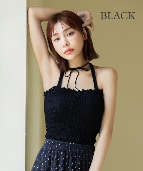 セール】3WAYシャーリングブラトップ《BRAmone Fashion Glamorous