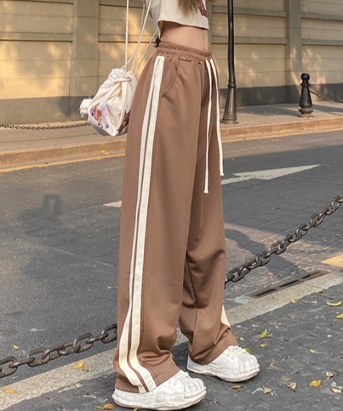 お洒落 綺麗め ストレート スエットパンツ 3色 楽天市場】スウェット パンツ ストレート（カラーホワイト）の通販