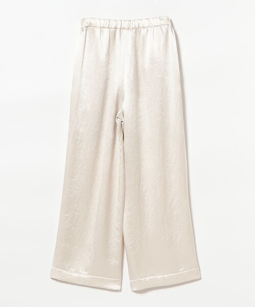 セール】アセテート サテン ワイドパンツ［手洗い可］（その他パンツ