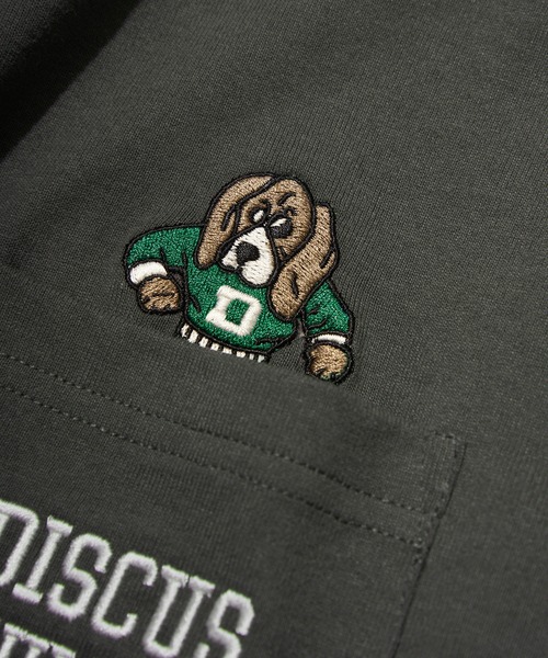 DISCUS ATHLETIC(ディスカス アスレチック)の「DISCUS ATHLETIC ディスカス アスレティック USAコットン刺繍Tシャツ(Tシャツ/カットソー・メンズ・ダークブルー/ホワイト/ブラック/グレイッシュベージュ・M/L)」の8枚目の写真