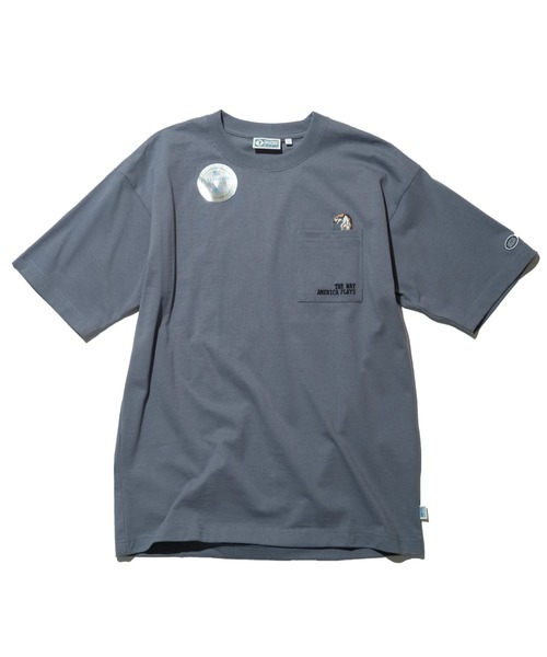 DISCUS ATHLETIC(ディスカス アスレチック)の「DISCUS ATHLETIC ディスカス アスレティック USAコットン刺繍Tシャツ(Tシャツ/カットソー・メンズ・ダークブルー/ホワイト/ブラック/グレイッシュベージュ・M/L)」の17枚目の写真