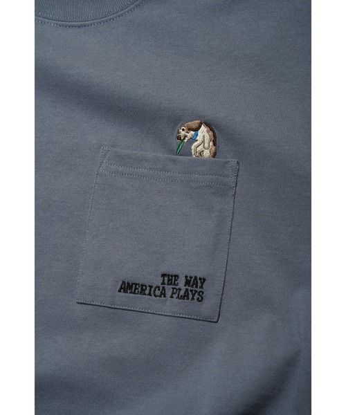 DISCUS ATHLETIC(ディスカス アスレチック)の「DISCUS ATHLETIC ディスカス アスレティック USAコットン刺繍Tシャツ(Tシャツ/カットソー・メンズ・ダークブルー/ホワイト/ブラック/グレイッシュベージュ・M/L)」の10枚目の写真
