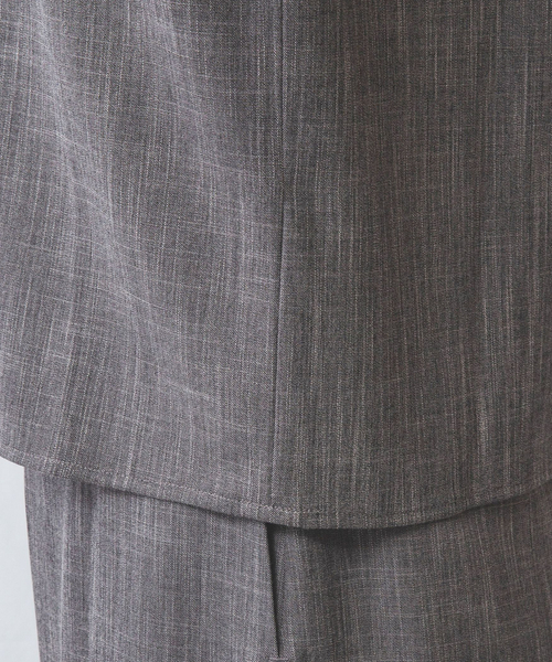 NARACAMICIE(ナラカミーチェ)の「【NARACAMICIE】【セットアップ対応】シャンブレー半袖ブラウス(シャツ/ブラウス・レディース・グレー/ブルー・M/XL)」の10枚目の写真
