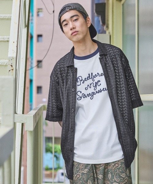 【インフルエンサーkuronekoさんコラボ】パイルリンガーTシャツ A part by tシャツ 「インフルエンサーkuronekoさんコラボ