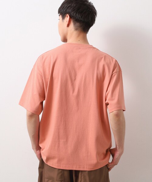 THE SHOP TK (ザ ショップ ティーケー )の「刺繍ロゴ半袖Tシャツ 【洗濯機OK/ユニセックス】(Tシャツ/カットソー・メンズ・ホワイト/ネイビー/ベビーピンク・02/03)」の5枚目の写真