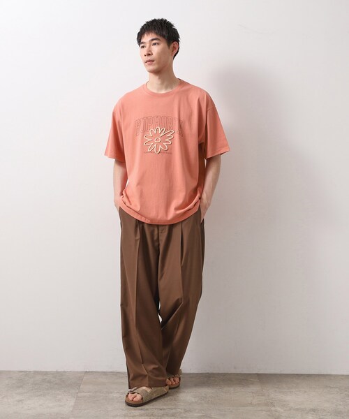 THE SHOP TK (ザ ショップ ティーケー )の「刺繍ロゴ半袖Tシャツ 【洗濯機OK/ユニセックス】(Tシャツ/カットソー・メンズ・ホワイト/ネイビー/ベビーピンク・02/03)」の6枚目の写真