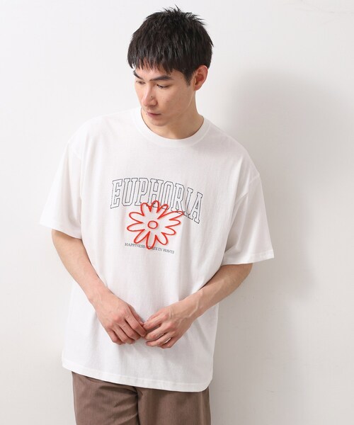 THE SHOP TK (ザ ショップ ティーケー )の「刺繍ロゴ半袖Tシャツ 【洗濯機OK/ユニセックス】(Tシャツ/カットソー・メンズ・ホワイト/ネイビー/ベビーピンク・02/03)」の9枚目の写真