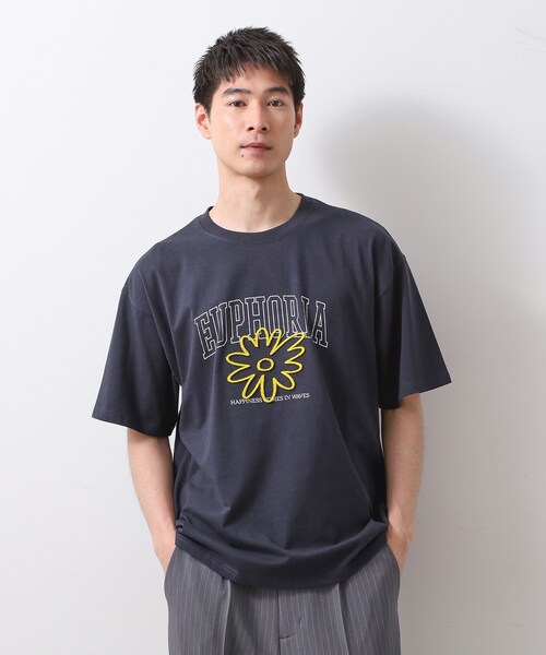THE SHOP TK (ザ ショップ ティーケー )の「刺繍ロゴ半袖Tシャツ 【洗濯機OK/ユニセックス】(Tシャツ/カットソー・メンズ・ホワイト/ネイビー/ベビーピンク・02/03)」の12枚目の写真