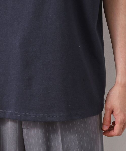 THE SHOP TK (ザ ショップ ティーケー )の「刺繍ロゴ半袖Tシャツ 【洗濯機OK/ユニセックス】(Tシャツ/カットソー・メンズ・ホワイト/ネイビー/ベビーピンク・02/03)」の21枚目の写真