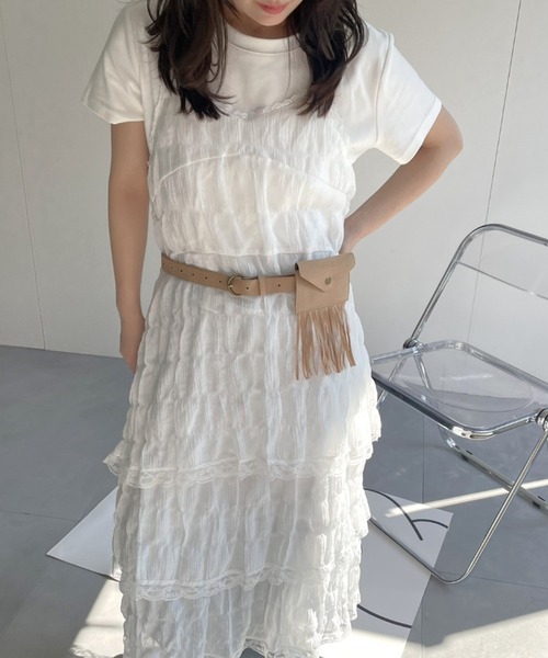 LAC-VERT(ラック・ヴェール)の「ウエスタンウエストポーチベルト(ベルト・レディース・ブラウン/ベージュ・FREE)」の6枚目の写真