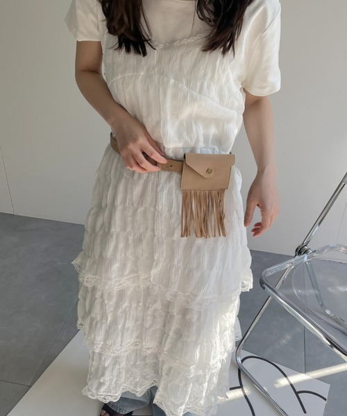 LAC-VERT(ラック・ヴェール)の「ウエスタンウエストポーチベルト(ベルト・レディース・ブラウン/ベージュ・FREE)」の7枚目の写真