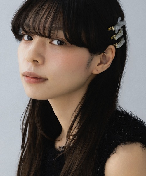 PLUIE ヘアクリップ3点セット Jubilee ヘアクリップ 大きめ 3点セット 色々デザインアソート