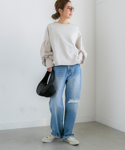 PICHI(ピイチ)の「ダメージデニム(デニムパンツ・レディース・ブルー・M/L/LL/S)」の22枚目の写真