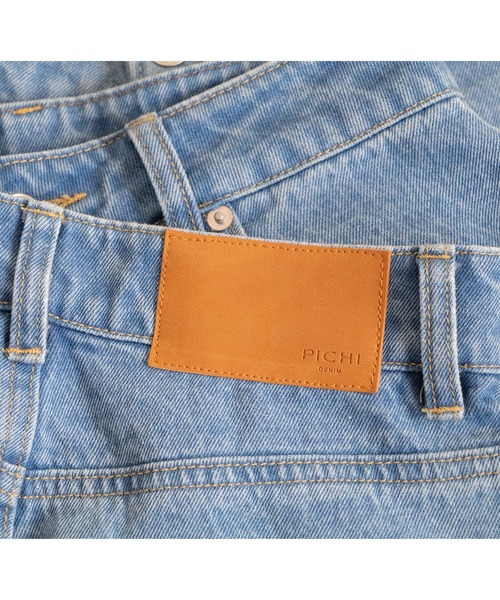 PICHI(ピイチ)の「ダメージデニム(デニムパンツ・レディース・ブルー・M/L/LL/S)」の6枚目の写真