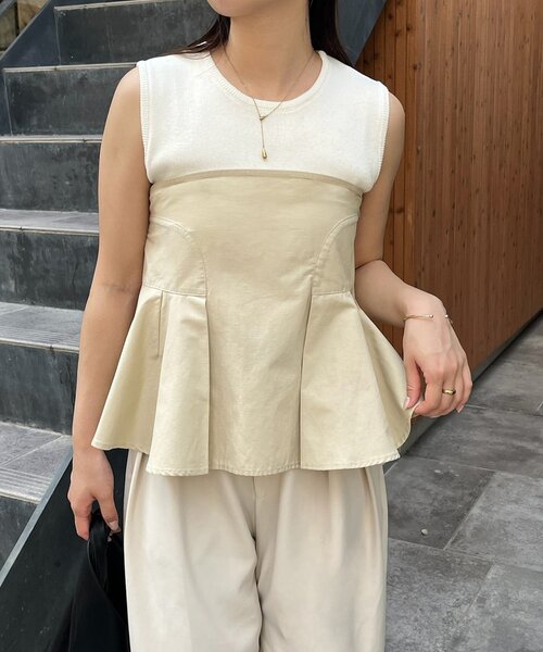 カプリシュレマージュ ペプラムビスチェ CAPRICIEUX LE'MAGE（カプリシューレマージュ）の「【セットアイテム