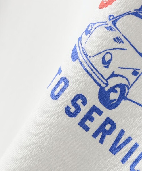 SHIPS（シップス）の「SHIPS KIDS:140～160cm / プリント 半袖 TEE（Tシャツ/カットソー・キッズ・ホワイト/グリーン・140/150/160）」の4枚目の写真