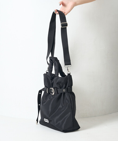 FREAK'S STORE(フリークスストア)の「OUTDOOR PRODUCTS × FREAK'S STORE/アウトドアプロダクツ 別注 2WAY コンチョベルトバッグ【限定展開】/A4サイズトート/ノートPC収納可能(ショルダーバッグ・レディース・ブラック/ブラウン/ナチュラル・ONE SIZE)」の17枚目の写真