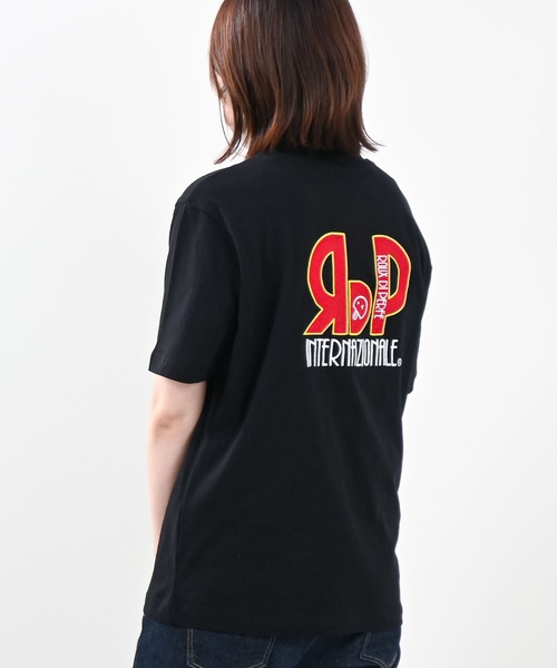 Felt-Maglietta（フェルトマリエッタ）の「[ROUXDI PERFE ルゥディパフィー]RDPフロントロゴ刺繍Tシャツ（Tシャツ/カットソー・メンズ・ブラック/ホワイト・SMALL/MEDIUM/LARGE）」の8枚目の写真