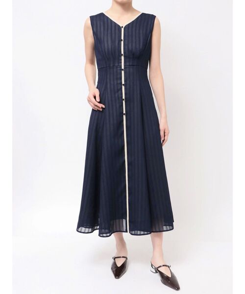 LAGUNAMOON(ラグナムーン)の「バイカラーパイピングワンピース(ワンピース・レディース・ネイビー/ミント/ブラック/アイボリー・MEDIUM/SMALL)」の20枚目の写真