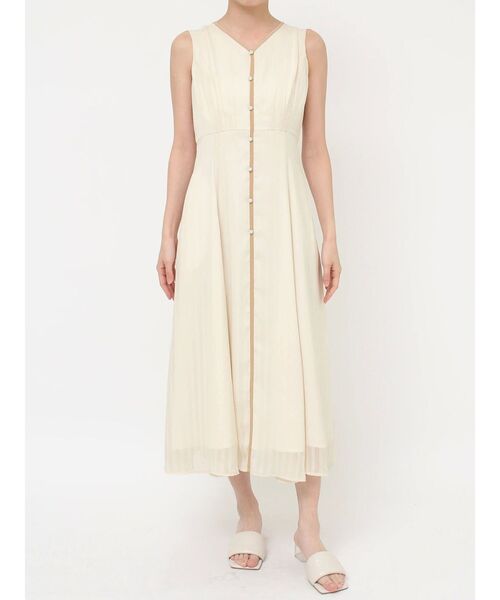 セール】バイカラーパイピングワンピース（ワンピース）｜LAGUNAMOON