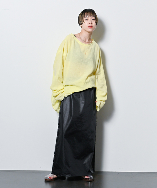 CITYSHOP(シティーショップ)の「《追加》ASA/C BIO WASH PULLOVER 4:ブラウス(シャツ/ブラウス・レディース・イエロー/ホワイト/ブラック・FREE)」の21枚目の写真