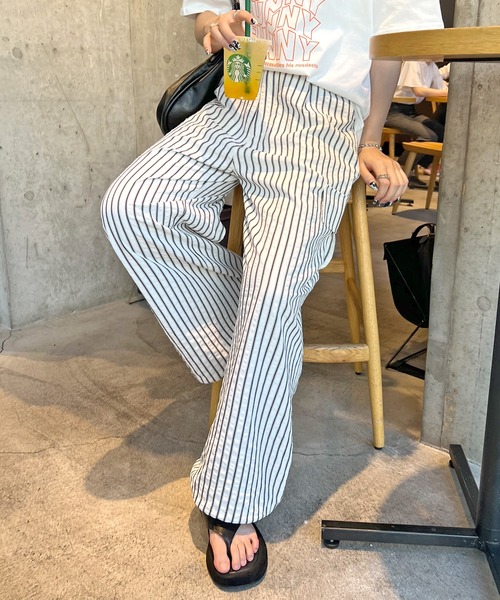 セール】ストライプカーゴパンツ（カーゴパンツ）｜ABYS（アビス）の