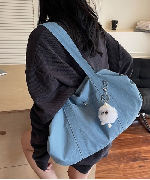gossip!ロサンゼルス(ゴシップロサンゼルス)の「防水 かわいい 水泳 水着 バッグ 軽量 ボストンバッグ 【チャーム付】 Y2K(ショルダーバッグ・レディース・ピンク/ベージュ/ブラック/ブルー・FREE)」の21枚目の写真