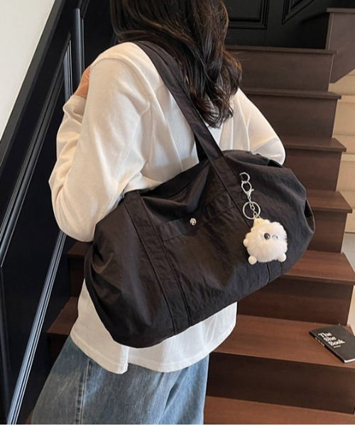 gossip!ロサンゼルス(ゴシップロサンゼルス)の「防水 かわいい 水泳 水着 バッグ 軽量 ボストンバッグ 【チャーム付】 Y2K(ショルダーバッグ・レディース・ピンク/ベージュ/ブラック/ブルー・FREE)」の10枚目の写真
