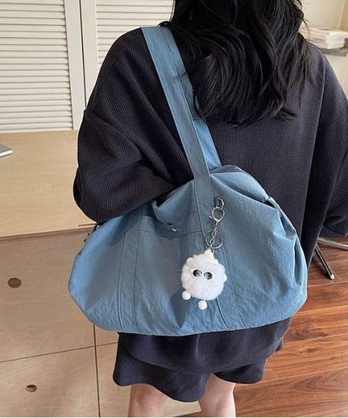 gossip!ロサンゼルス(ゴシップロサンゼルス)の「防水 かわいい 水泳 水着 バッグ 軽量 ボストンバッグ 【チャーム付】 Y2K(ショルダーバッグ・レディース・ピンク/ベージュ/ブラック/ブルー・FREE)」の22枚目の写真