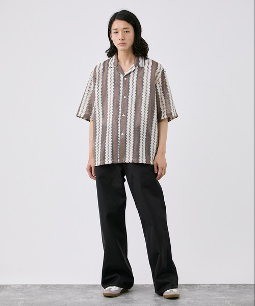 B.C STOCK（ベーセーストック）の「《追加》インドレース アソートオープンカラーシャツ（シャツ/ブラウス・メンズ・ブラウン/ブラック系その他/ブルー系その他/ブラック/ネイビー/レッド・MEDIUM/LARGE）」の15枚目の写真