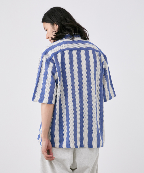 B.C STOCK（ベーセーストック）の「《追加》インドレース アソートオープンカラーシャツ（シャツ/ブラウス・メンズ・ブラウン/ブラック系その他/ブルー系その他/ブラック/ネイビー/レッド・MEDIUM/LARGE）」の22枚目の写真