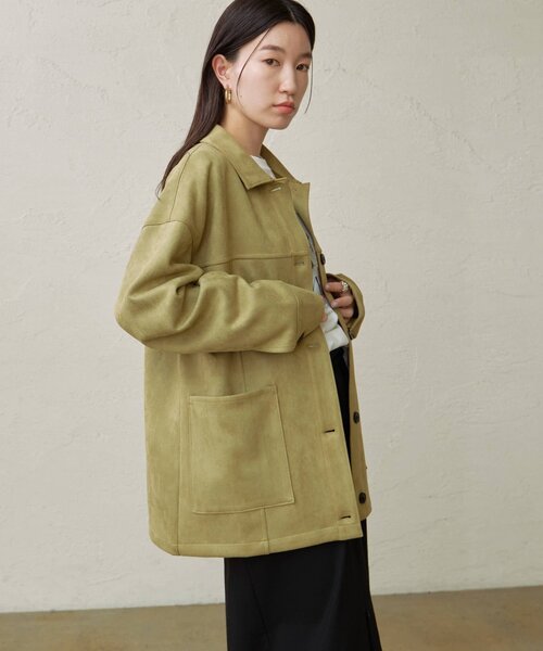 omekashi スエードジャケット Omekashi（オメカシ） コート アウター スエードジャケット レディース