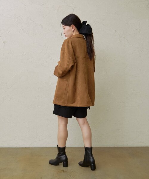 Omekashi(オメカシ)の「スエードジャケット(その他アウター・レディース・カーキ/キャメル・FREE)」の20枚目の写真