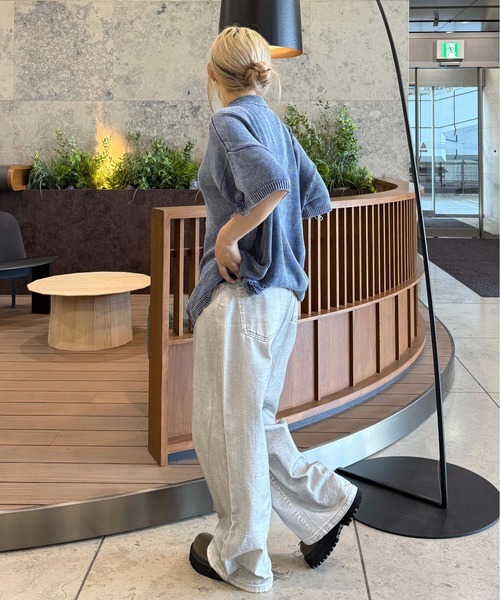 セール】加工ダメージポロニット（ポロシャツ）｜sedacle（セダクル