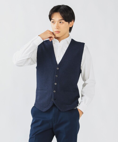 リップルニット ジレ 25FW（S～XL）（ベスト）｜BEAMS HEART