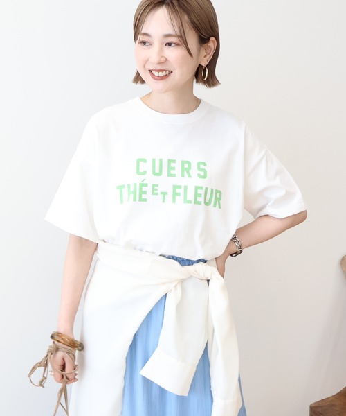 AMERICAN HOLIC(アメリカンホリック)の「デザインカレッジロゴプリントTシャツ(Tシャツ/カットソー・レディース・ブラック/オフホワイト/ネイビー・M/L)」の12枚目の写真