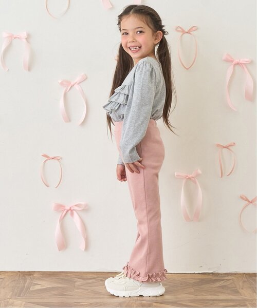 アンドマリー Milky pile heart long pants pink アンドマリー Milky pile heart long pants pink
