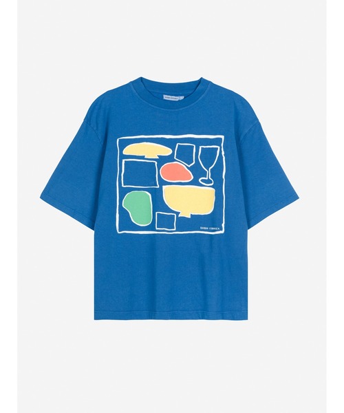BOBO CHOSES(ボボショーズ)の「After Seven boxy T-shirt(Tシャツ/カットソー・レディース・ブルー・S/M/XL/L/XS)」の2枚目の写真